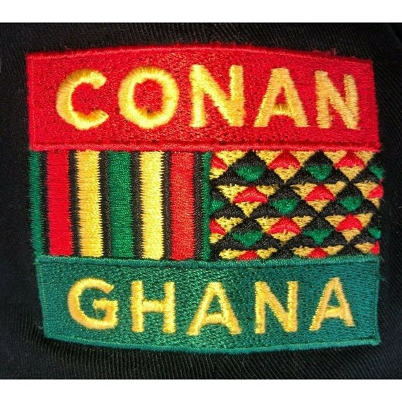 RARE Conan Without Borders Ghana T Shirt/Hat Set - Conan O'Brien - Picture 3 of 6